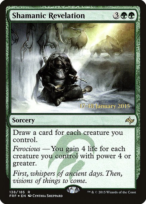 Shamanic Revelation - Foil - Prerelease Promo