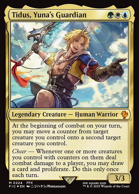 Tidus, Yuna's Guardian - Surge Foil