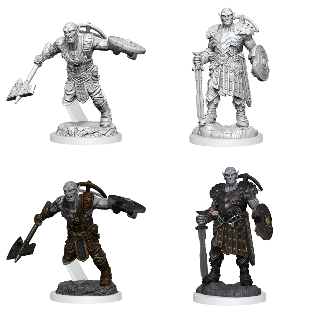 D&D Unpainted Minis - Earth Genasi Fighter
