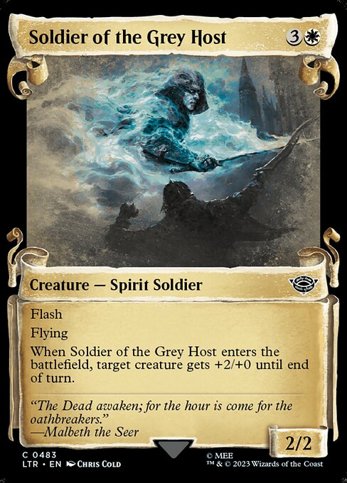 Soldier of the Grey Host - Silver Foil