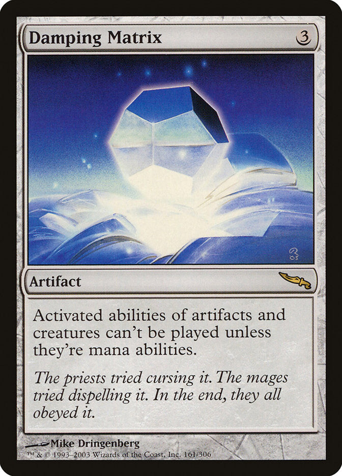 Damping Matrix - Foil