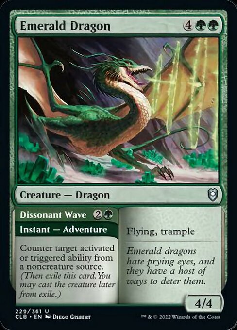 Emerald Dragon - Foil